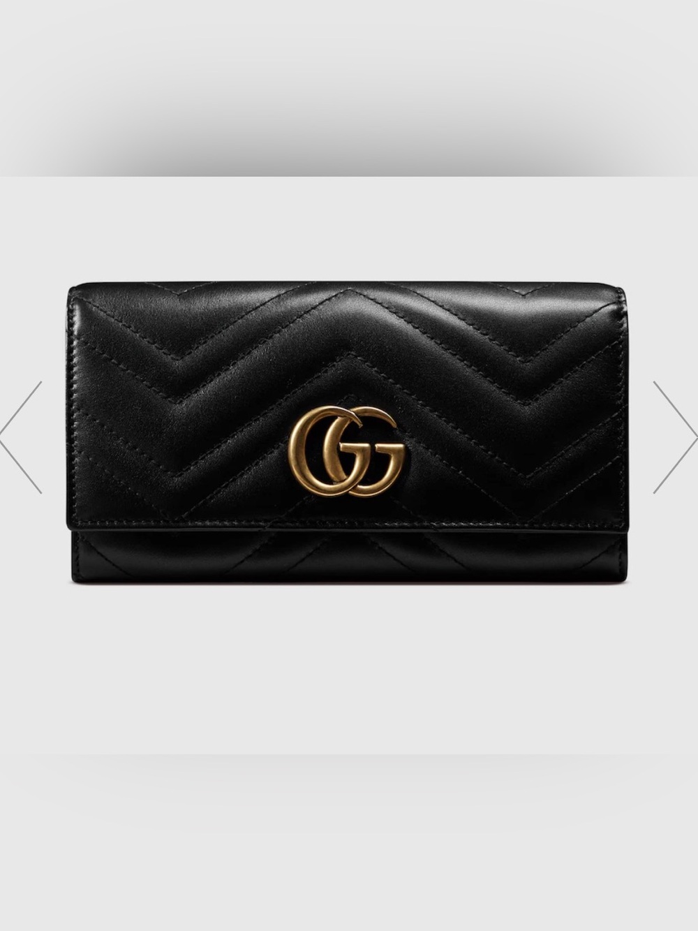 Gucci - GG MARMONT MEDIUM SHOULDER BAG & WALLET - Black Leather, Gold Hardware - Picture 7 of 9